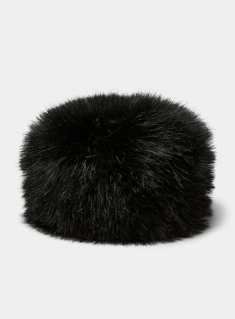 Luxurious Faux Fur Pillbox Hat