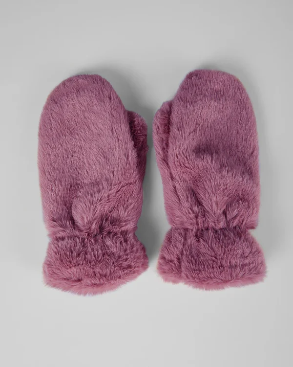WOMEN'S PLUSH FUR MITTENS - Image 3